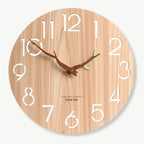 Wall Clock | Bamboo & Silent Quartz | 30 Cm