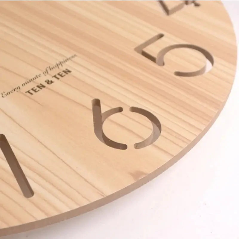Wall Clock | Bamboo & Silent Quartz | 30 Cm
