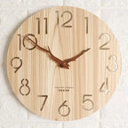 Wall Clock | Bamboo & Silent Quartz | 30 Cm