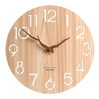 Wall Clock | Bamboo & Silent Quartz | 30 Cm