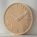 Wall Clock | Bamboo & Silent Quartz Movement | 45 cm