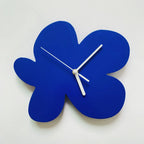Wall Clock | Floral Pattern & Silent Movement | 28 × 26 cm