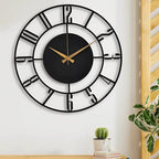 Wall Clock | Matte Black Bamboo & Silent Quartz | 12-Inch