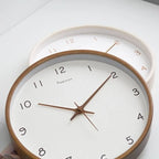 Wall Clock | Minimalist Silent & Solid Wood | 10 Inch