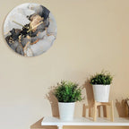 Wall Clock | Modern Art Acrylic | Silent Quartz Movement | 12-Inch