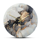 Wall Clock | Modern Art Acrylic | Silent Quartz Movement | 12-Inch