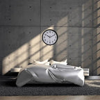Wall Clock | Silent Analog Quartz | 10-Inch Diameter