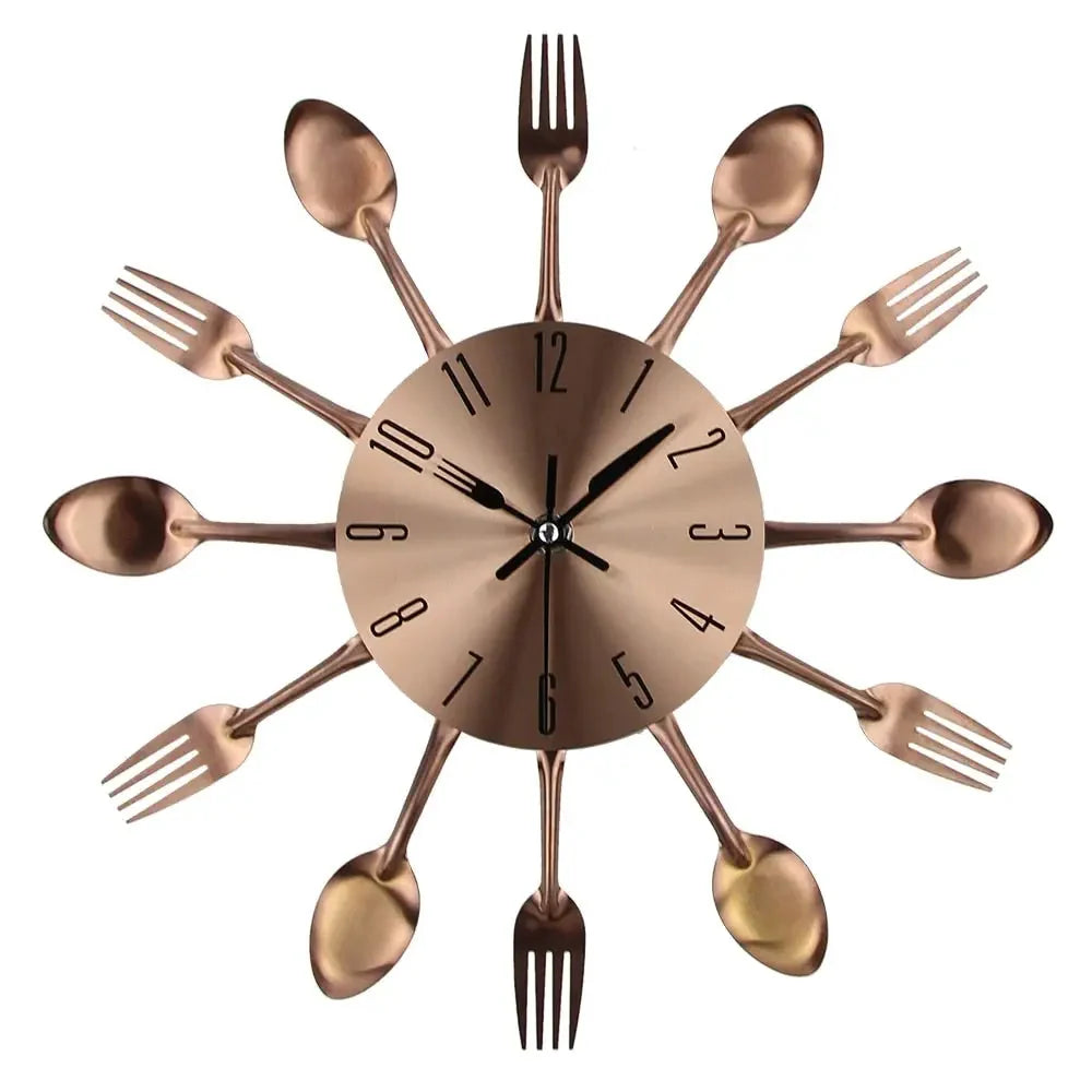 Wall Clock | Silent Quartz Metal | 30 cm Diameter