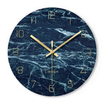 Wall Clock | Silent Quartz Movement & Glass Face | 12-Inch