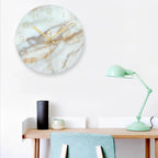 Wall Clock | Silent Quartz Movement & Glass Face | 12-Inch