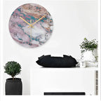 Wall Clock | Silent Quartz Movement & Glass Face | 12-Inch