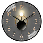 Wall Clock | Silent Quartz Movement | Light & Shadow Design