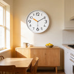 Wall Clock | Silent Sweep Movement & Bold Easy-Read Numerals