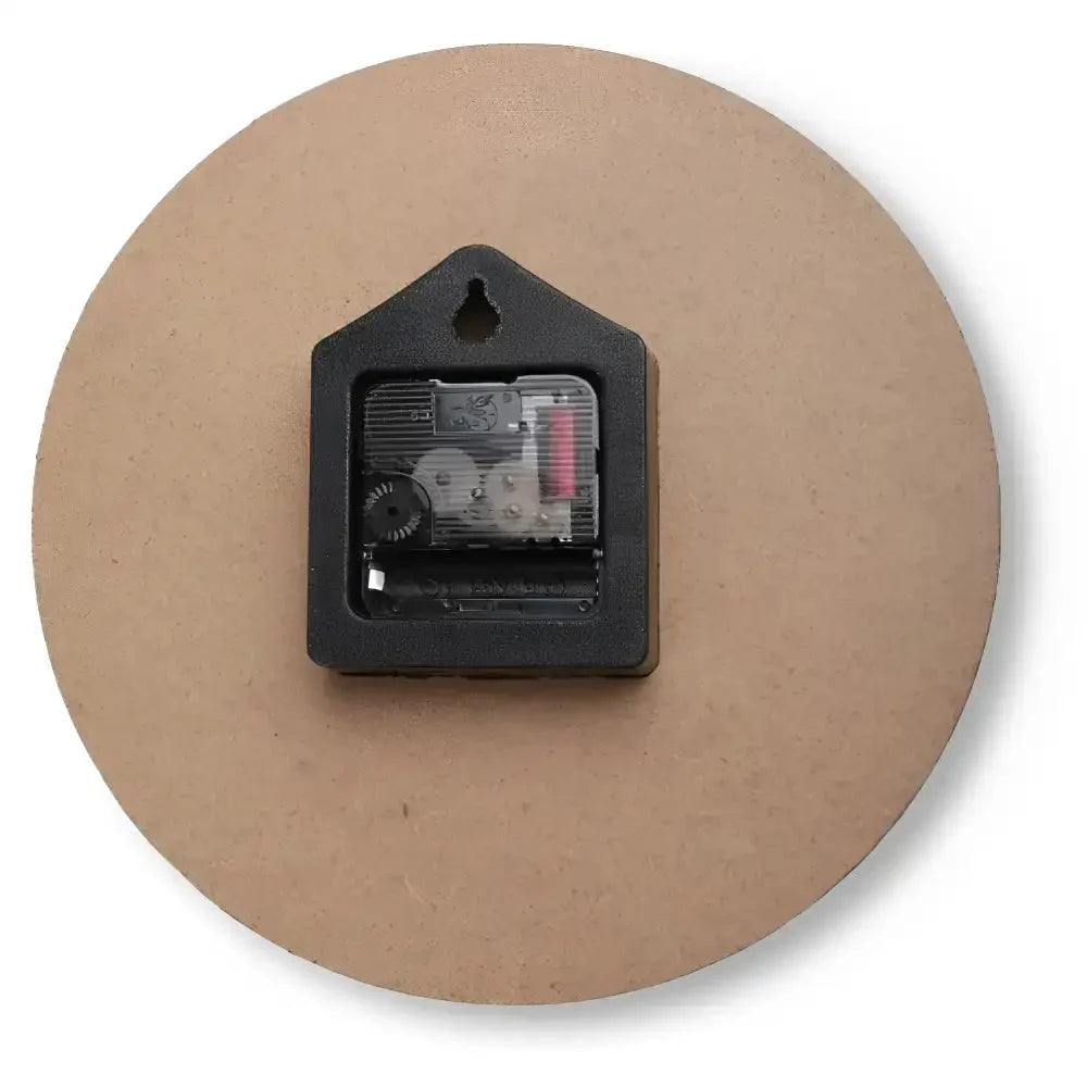 Wall Clock | Vintage Cafe Style & Roman Numerals | Silent Quartz Movement