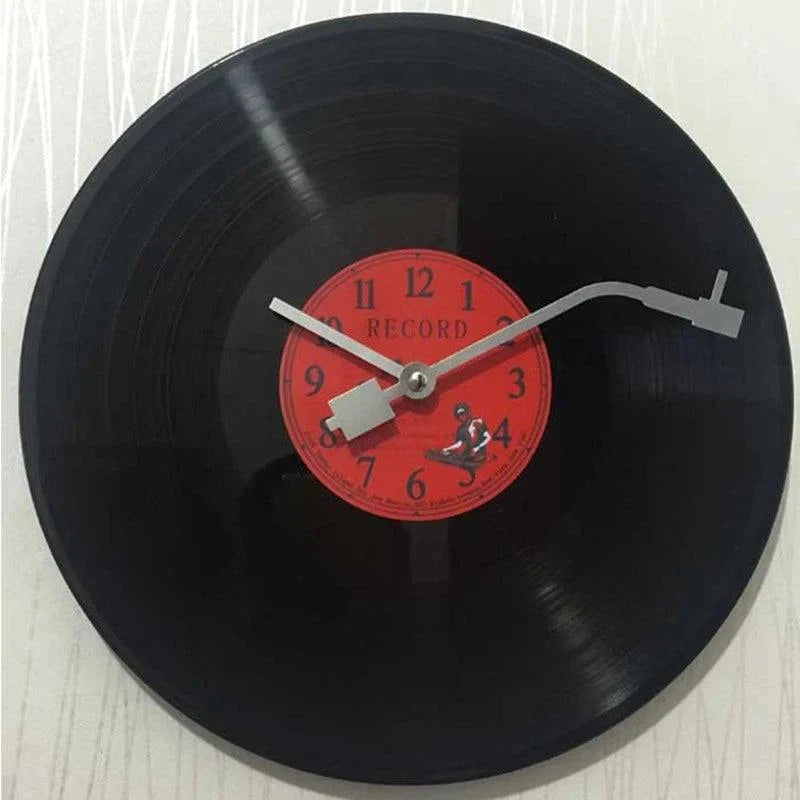 Wall Clock | Vinyl Record Design & Silent Quartz Movement | 30 cm
