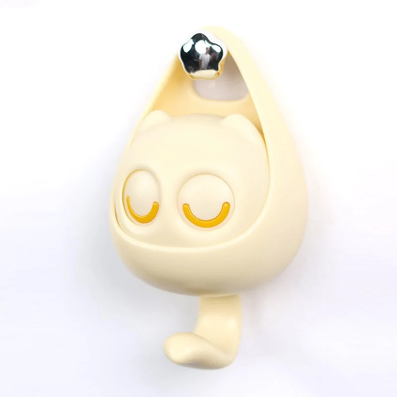 Wall Hook | Winking Cat & Self-Adhesive | Supports 2.5 kg