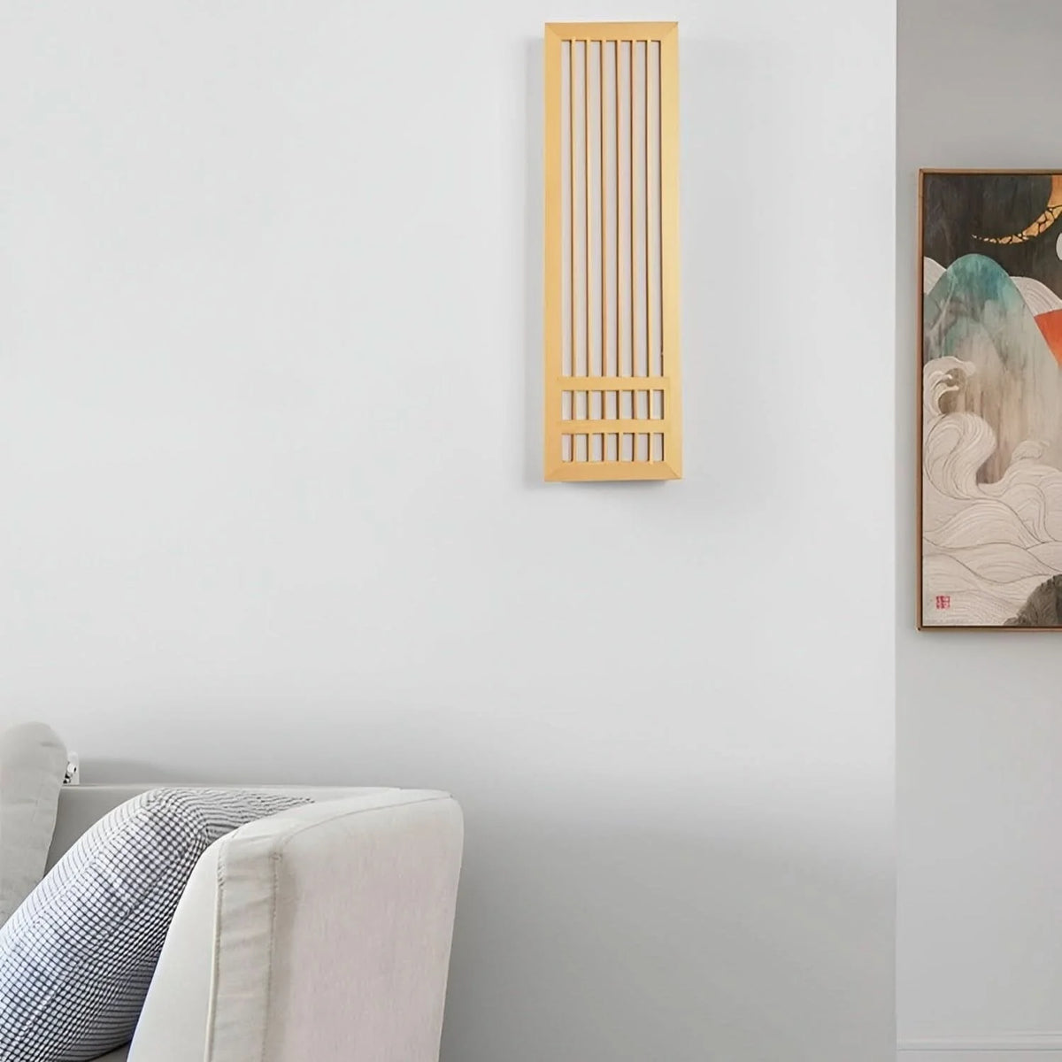 Wall Lamp | Japandi Wood & Acrylic Warm Light