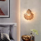 Wall Lamp | Minimalist Glass Shade & Button Switch | 20 cm Diameter