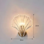 Wall Lamp | Minimalist Glass Shade & Button Switch | 20 cm Diameter