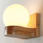 Wall Lamp | Modern Glass Shade & E26-Compatible | Single Or Double Light