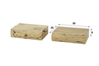 Wall-Mounted Nightstand Shelf | Solid Acacia Wood & Floating Design