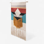 Wall Tapestry | Woven Polyester Surface | Tasseled Edges