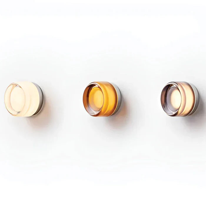 Wall Sconce | Glass Housing & Warm White LED | Push-Button Switch