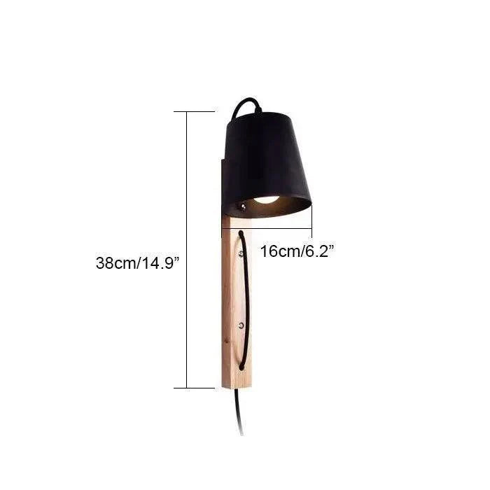 Wall Sconce | Nordic Wood & Plug-In
