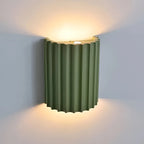 Wall Sconce | Textured Resin Shade | Warm Diffused Light