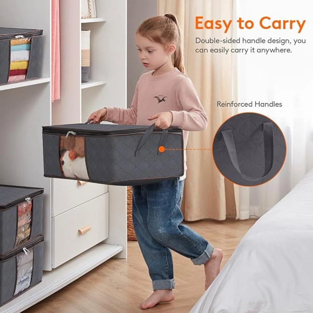 Wardrobe Storage Bag | Dustproof & Foldable | Transparent Window