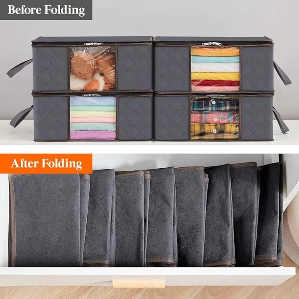 Wardrobe Storage Bag | Dustproof & Foldable | Transparent Window