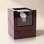 Watch Winder | Quiet Running & Clear Display Window | Single Watch