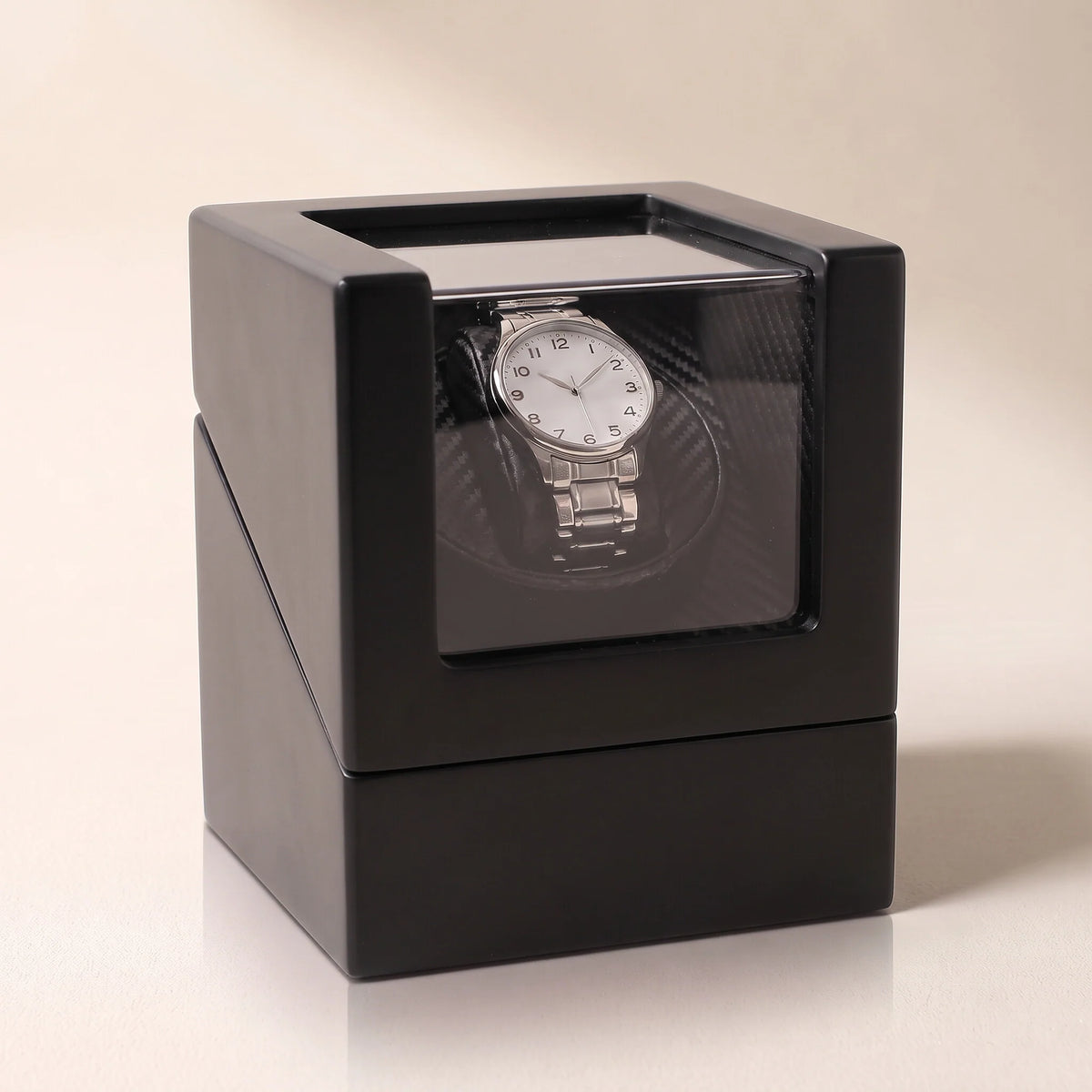 Watch Winder | Quiet Running & Clear Display Window | Single Watch