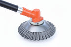 Weed Brush Trimmer | Steel Wire Bristles | Ring-Shaped Head