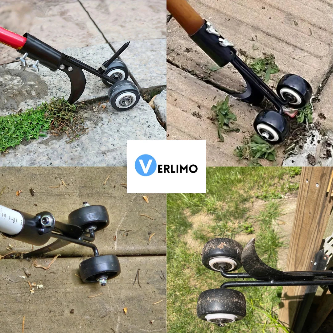 Weed Remover | Roll-And-Go Steel Head & Ergonomic Handle | For Pathways & Edges