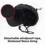 Winter Bomber Hat | Fleece-Lined Foldable Ear Flaps