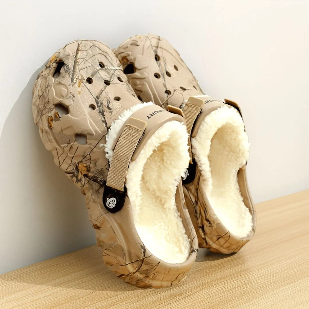 Winter Clogs | Removable Faux Fur Lining & Non-Slip Sole
