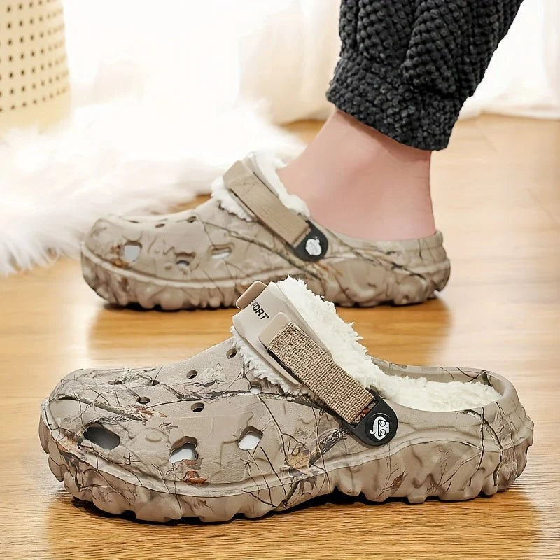 Winter Clogs | Removable Faux Fur Lining & Non-Slip Sole