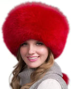 Winter Hat | Natural Fox Fur & Integrated Ear Flaps