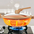 Wok | Nonstick & Dishwasher-Safe | Steamer Basket Included
