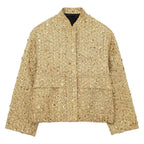 Women's Aviator Jacket | Sequin Finish | Polyester