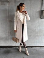 Women's Coat | Wool Blend Warmth & Soft Lining
