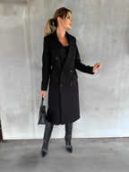 Women's Coat | Wool Blend Warmth & Soft Lining