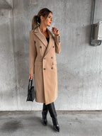 Women's Coat | Wool Blend Warmth & Soft Lining