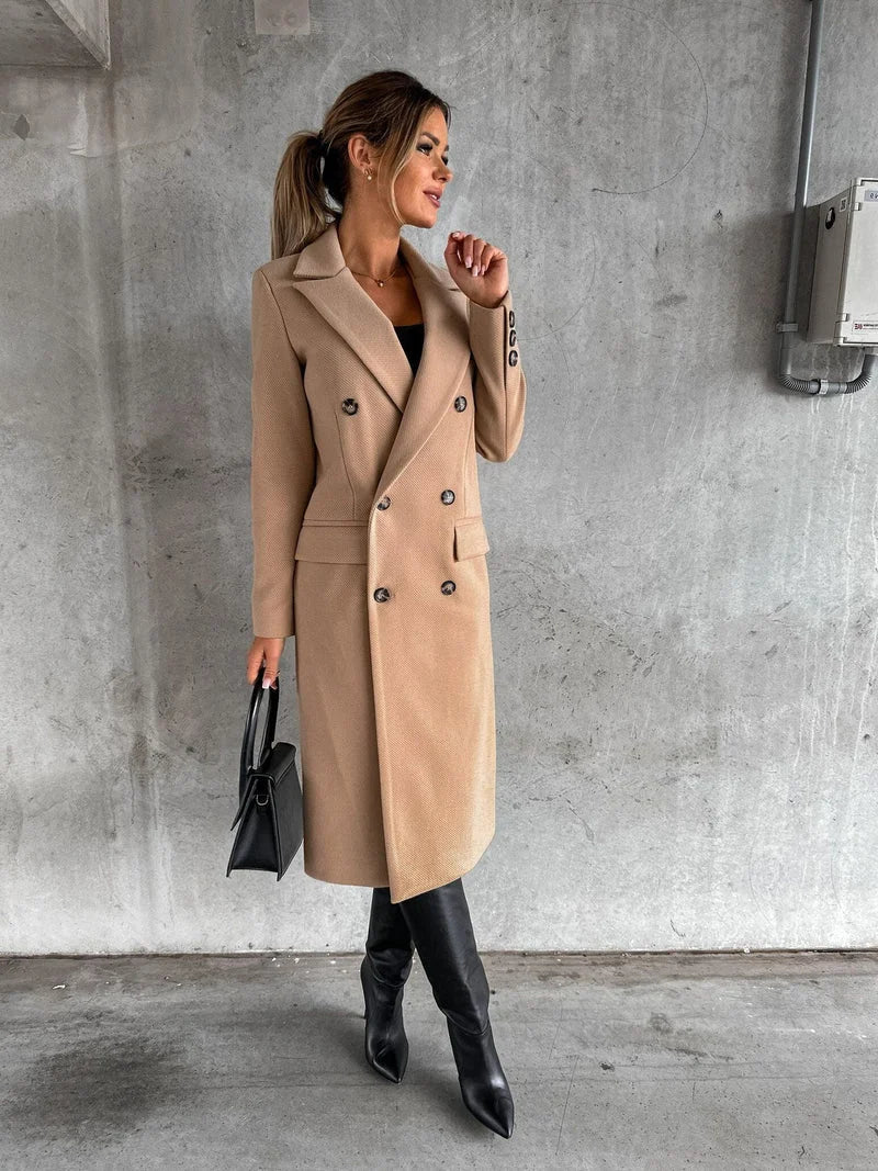 Women's Coat | Wool Blend Warmth & Soft Lining