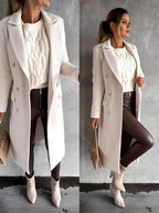 Women's Coat | Wool Blend Warmth & Soft Lining