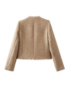 Women's Jacket | Lightweight Polyester | Elegant Versatile Style