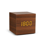 Alarm Clock | Natural Wood & LED Display | USB Powered