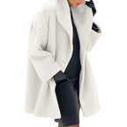 Wool Wrap Jacket | Belted Warm & Fully Lined