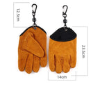 Work Gloves | Thickened Cowhide, Heat-Resistant & Magnetic Buckle